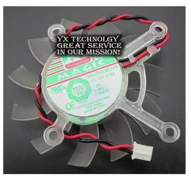 Main image of video card fanNew 8600GT9500GT 9600GT Graphics card cooling fan MGA7012MR-A15 12V 0.13A Diameter 6.5cm