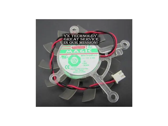 Alt view image 3 of 4 - video card fanNew 8600GT9500GT 9600GT Graphics card cooling fan MGA7012MR-A15 12V 0.13A Diameter 6.5cm