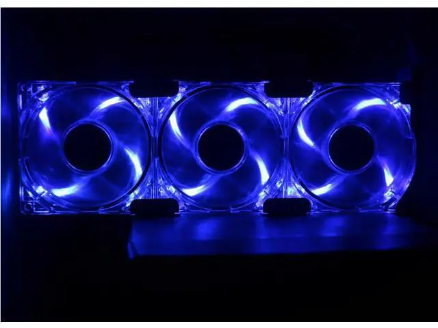 Alt view image 2 of 4 - Gdstime Universal VGA Cooler Dual 80mm Ultra Quiet Desktop Computer Chassis PCI Graphics Card Double Fan Partner 8CM