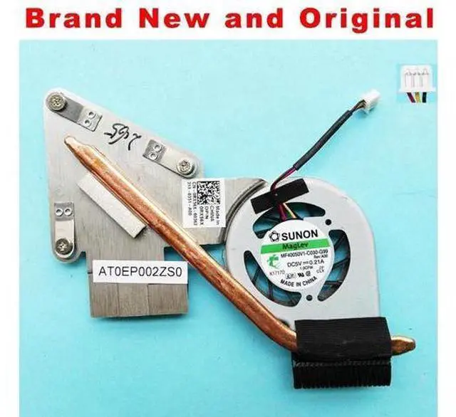 Main image of New original radiator for Dell Inspiron Duo 1090 Mini 12 heatsink Cooling Fan cooler AT0EP002ZS0 0RX56X RX56X MF40050V1-C030-G99