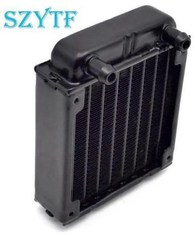 Main image of 80mm pc water cooling radiator for computer Chip CPU GPU VGA RAM Laser cooling cooler Aluminum Heat Exchanger
