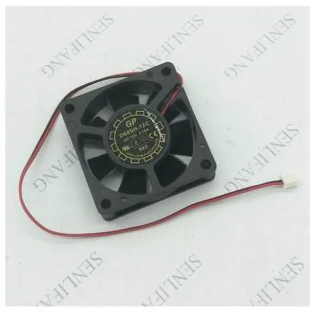 Main image of Original 6025 GP D60SH-12C DC12V 0.18A 2 Wires 2 Pins 6CM case fan,cpu cooler