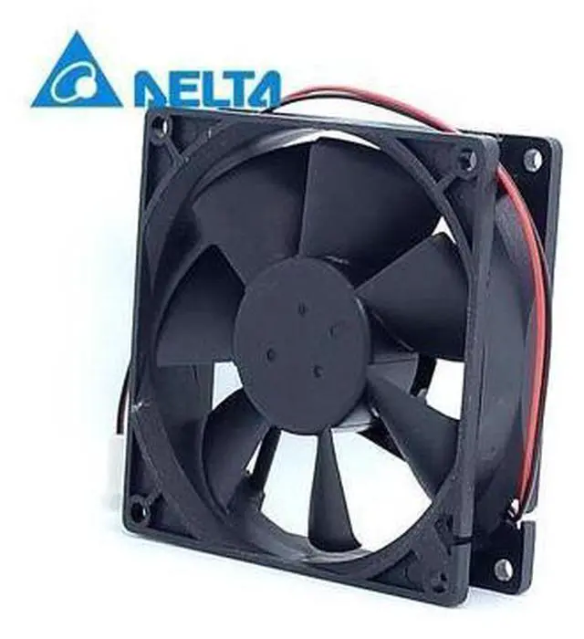 Alt view image 2 of 6 - Delta New and original 9025 9cm double ball bearing fan 12V 0.60A AFB0912VH wind capacity for Delta 90*90*25mm