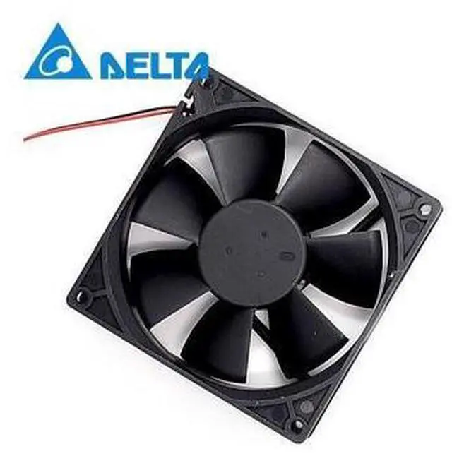 Alt view image 6 of 6 - Delta New and original 9025 9cm double ball bearing fan 12V 0.60A AFB0912VH wind capacity for Delta 90*90*25mm