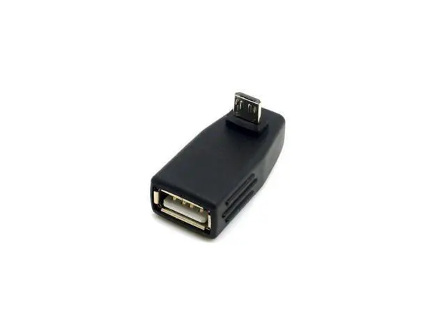Alt view image 5 of 7 - 2pcs 90 Degree Up & Down Right Angled Micro USB Type B to USB Female OTG Adapter