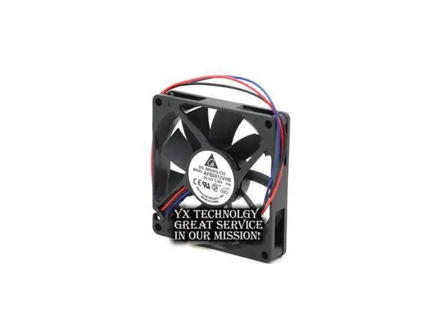 Alt view image 4 of 6 - New chassis 80*80*15mm 8015 AFB0812VHB 12V 0.30A CPU cooling fans double ball for delta