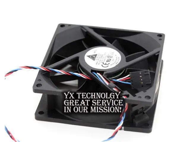 Alt view image 6 of 6 - Delta EFC0912BF 9032 9CM 0.7A 12V dual ball bearing winds of support PWM fan 90*90*32mm