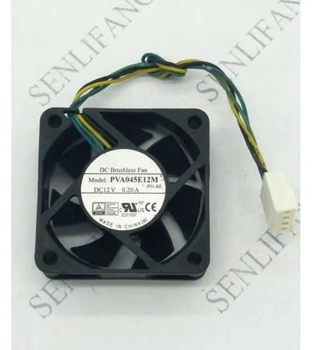 Main image of For PVA045E12M -P01-AE DC 12V 0.20A 45x45x15mm Server Cooler Fan