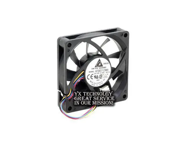 Alt view image 2 of 6 - New AFB0712MB 7015 12V 0.24A PWM adjustable speed fan largest wind for DELTA 70*70*15mm