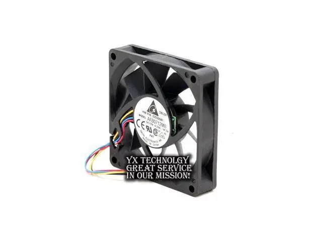 Alt view image 3 of 6 - New AFB0712MB 7015 12V 0.24A PWM adjustable speed fan largest wind for DELTA 70*70*15mm
