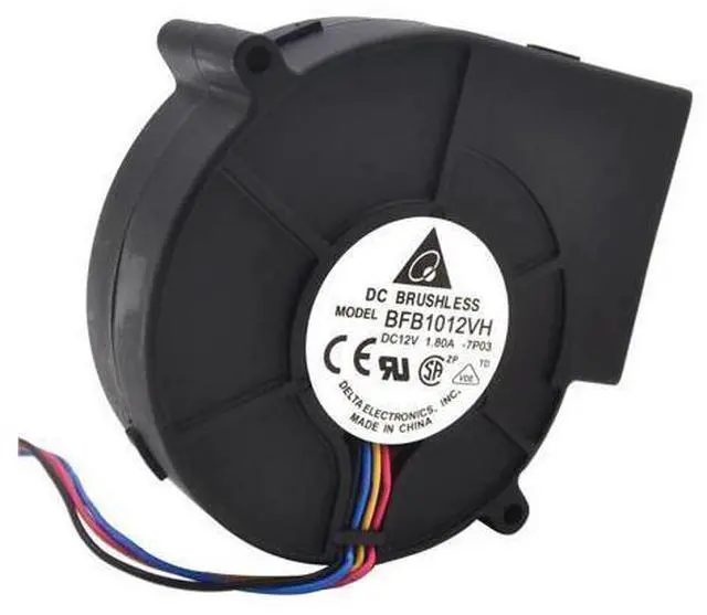 Main image of Original Delta 9733 turbo centrifugal fan blower BFB1012VH 12V 1.80A wind capacity 97*97*33mm