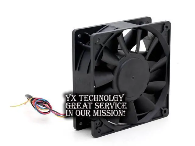 Alt view image 4 of 6 - Delta PFB1248UHE 120*120*38mm 12038 48V 1.20A four winds of wire PWM fan