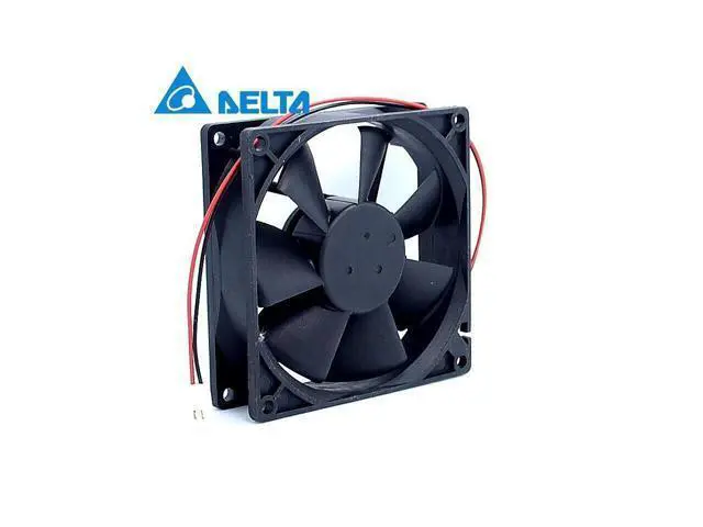 Alt view image 4 of 6 - Delta New and original 9025 9cm double ball bearing fan 12V 0.60A AFB0912VH wind capacity for Delta 90*90*25mm