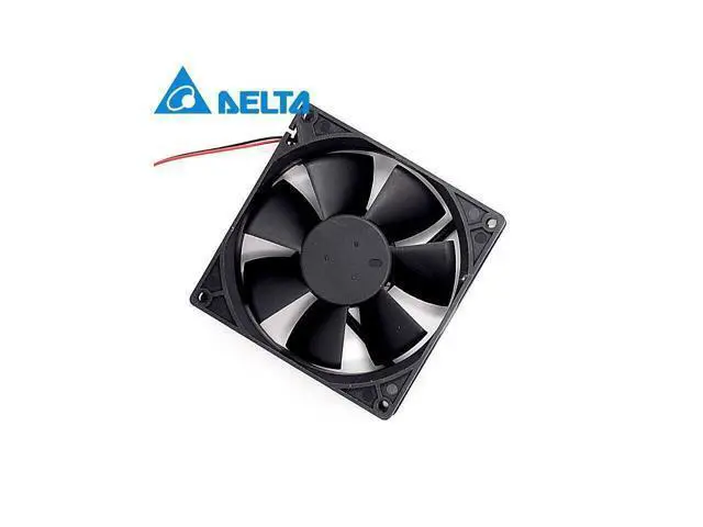 Alt view image 6 of 6 - Delta New and original 9025 9cm double ball bearing fan 12V 0.60A AFB0912VH wind capacity for Delta 90*90*25mm