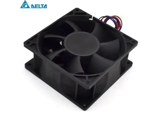 Alt view image 6 of 6 - Delta New 9038 9cm FFB0912EHE-FOO 12V 1.5A dual ball bearing fan violence 90*90*38mm