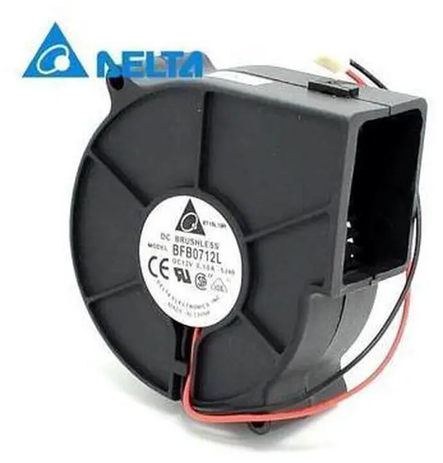 Main image of The new 7530 turbo blower 1U2U server 12V 0.10A quiet fan BFB0712L for Delta 75*75*30mm