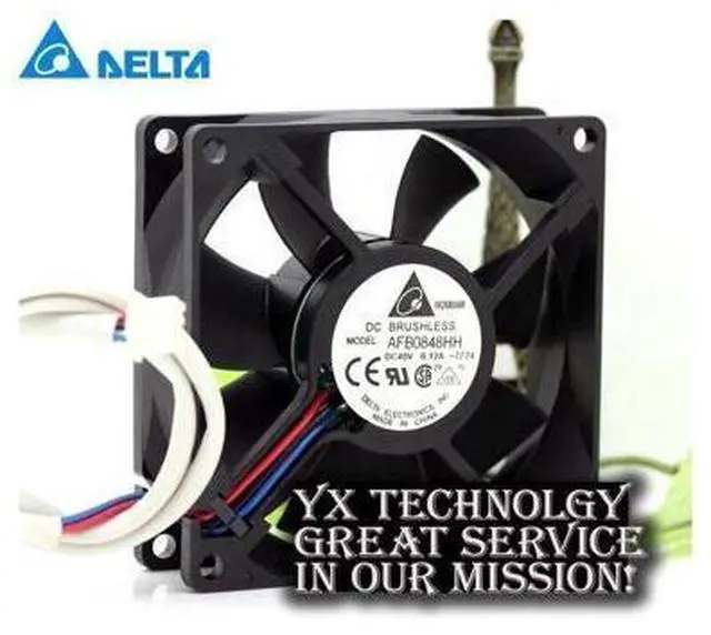 Main image of Delta new DELTA AFB0848HH 8025 8CM 48V 0.12A double ball Server fan