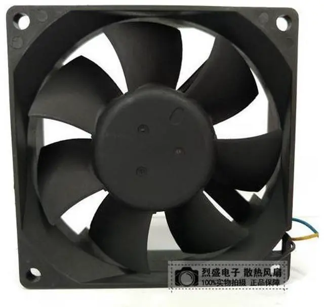 Alt view image 2 of 2 - Delta AUB0812VH 8CM 80MM 8025 8*8*2.5CM 80*80*25MM 12V 0.41A support 4-wire Pwm Tempreture control fan