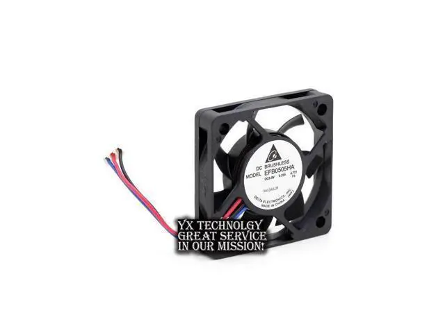 Alt view image 4 of 6 - Delta The new EFB0505HA 5010 5V 0.25A 5cm double ball bearing fan with tachometer for 50*50*10mm