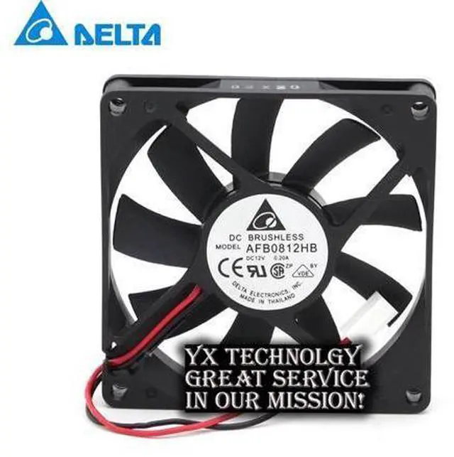 Main image of 80*80*15MM 12V 0.20A AFB0812HB 8015 8 cm double ball Server fan Delta 80*80*15MM