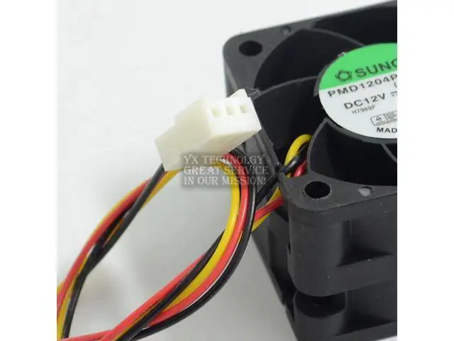 Alt view image 2 of 6 - SUNON 4028 PMD1204PQB1-A 12V 4W double ball bearing fan server fans 40*40*28MM