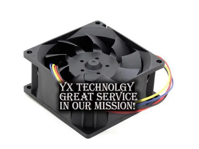 Alt view image 6 of 6 - 2pcs Delta Origina 8038 TFB0812UHE ultra violent 8000 rpm dual ball bearing fan pwm 2.34A 80*80*38mm