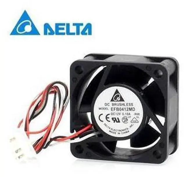 Main image of original Delta 40*40*20mm EFB0412MD-ROO 4020 12V 0.10A 3-wire alarm signal fan