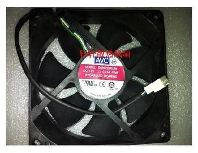 Main image of Avc 9cm power supply fan 9225 12v 0.41a ds09225r12h pwm 4 line
