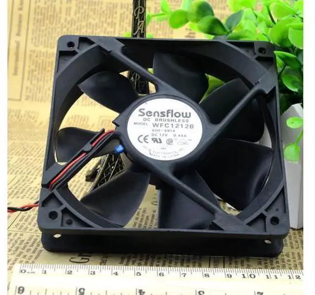 Main image of For Delta Sensflow 12025 double ball cooling fan 12V 0.44A WFC1212B 12cm 2 lines