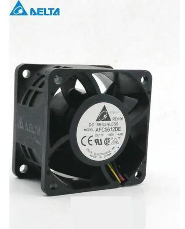 Main image of Delta New 6CM winds of 6038 12V 1.80A AFC0612DE PWM fan speed control intelligent 60*60*38mm