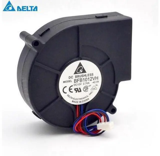Main image of original Delta 1pcs BFB1012VH delta industrial fan wind turbine 2.7A DC12 pin 9733-3
