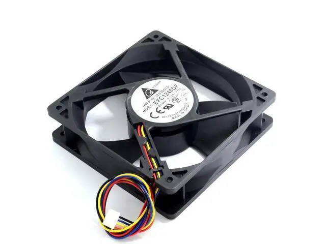 Alt view image 5 of 6 - new EFC1248D 120*120*25mm 48V 0.21A 4 wire PWM fan switches for Delta 120*120*25mm