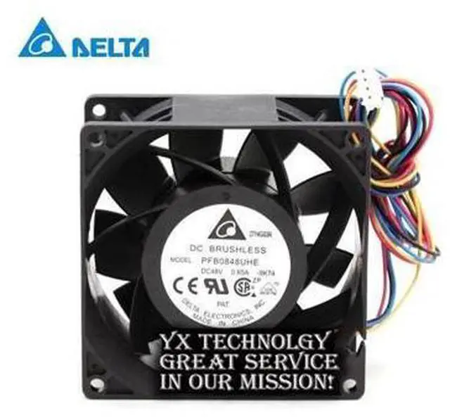 Main image of New PFB0848UHE 8CM 8038 48V 0.65A pwm wind capacity fan for DELTA 80*80*38mm