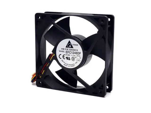 Alt view image 2 of 6 - new EFC1248D 120*120*25mm 48V 0.21A 4 wire PWM fan switches for Delta 120*120*25mm