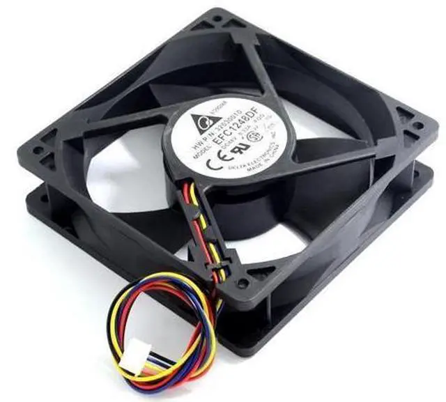 Alt view image 5 of 6 - new EFC1248D 120*120*25mm 48V 0.21A 4 wire PWM fan switches for Delta 120*120*25mm