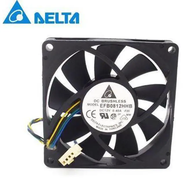 Main image of 1pcs EFB0812HHB 8015 8cm 80*80*15 12V 0.40A PWM speed adjustable fan