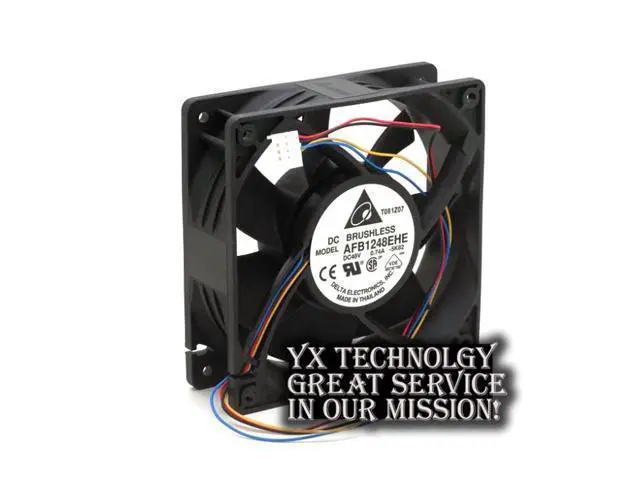 Alt view image 2 of 4 - Delta package AFB1248EHE 12038 48V 0.74A PWM fan speed control of wind capacity 120*120*38mm
