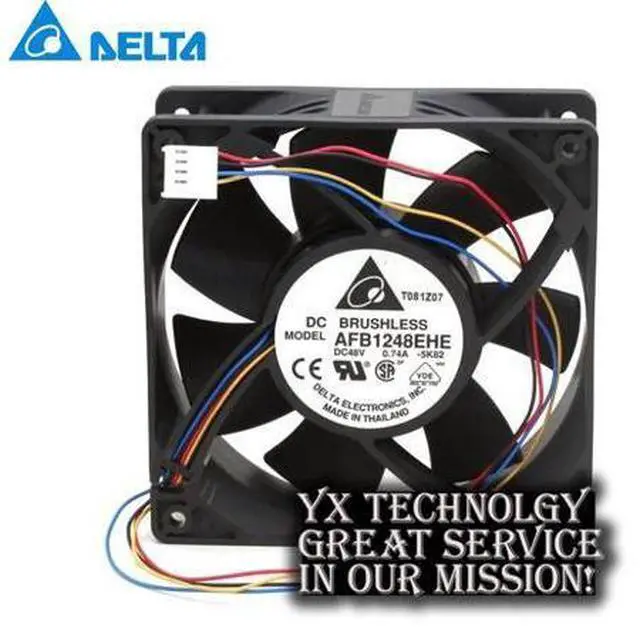 Main image of Delta package AFB1248EHE 12038 48V 0.74A PWM fan speed control of wind capacity 120*120*38mm