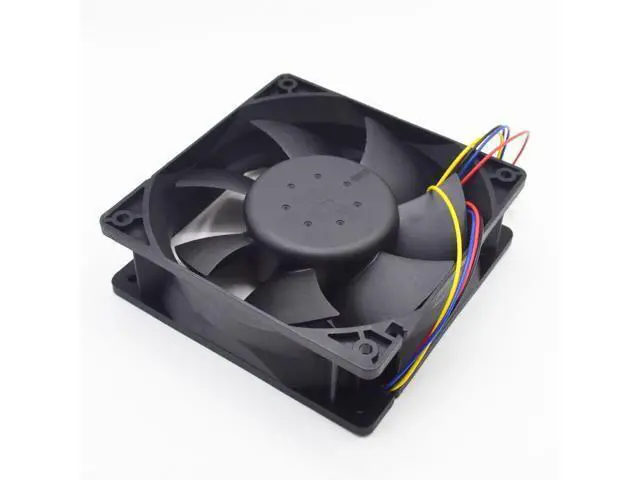 Alt view image 6 of 6 - 1pcs AFB1212SHE 12038 12cm 1.6A 12v 4wire PWM 40cm long line of fan for Delta 120*120*38mm