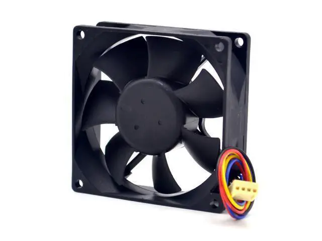 Alt view image 4 of 6 - 1pcs Delta AUB0812VH -SP00 DC 12V 0.41A PWM intelligent temperature control chassis fan