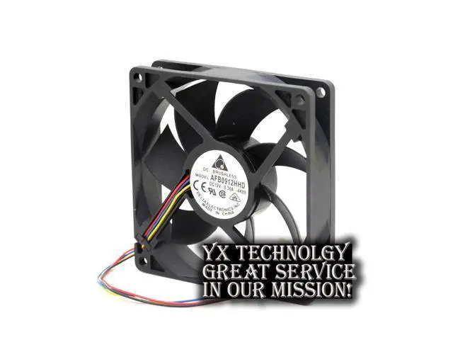 Alt view image 5 of 6 - Delta AFB0912HHD 9CM 9020 12V 0.36A PWM intelligent fan speed control 90*90*20mm