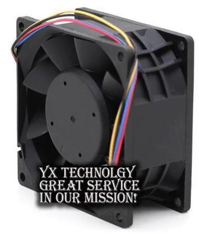 Alt view image 3 of 6 - Delta Large wind PFB0824DHE 24V 8cm 1.63A four-wire PWM inverter fan 80*80*38MM