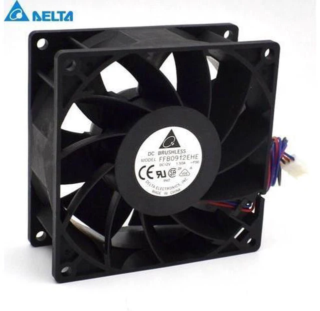 Main image of New 9038 dual ball bearing fan violence 9CM 12V 1.5A FFB0912EHE-FOO 90*90*38mm