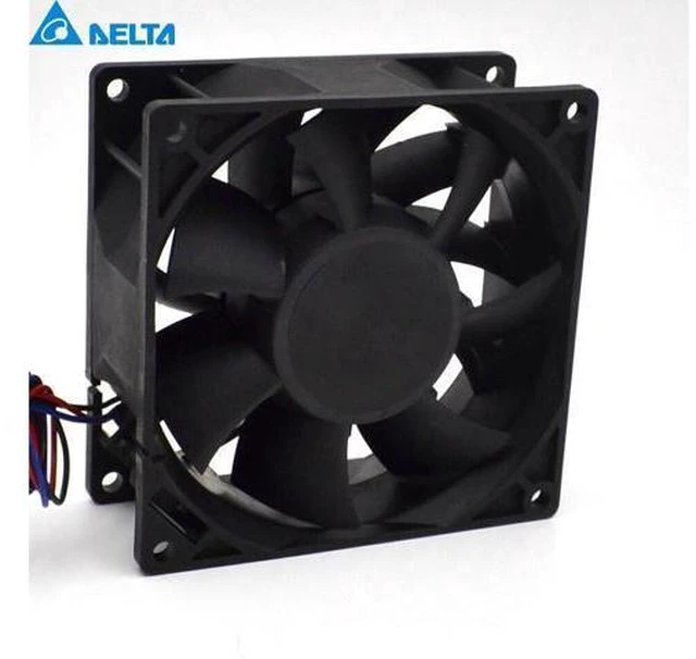 Alt view image 2 of 6 - New 9038 dual ball bearing fan violence 9CM 12V 1.5A FFB0912EHE-FOO 90*90*38mm