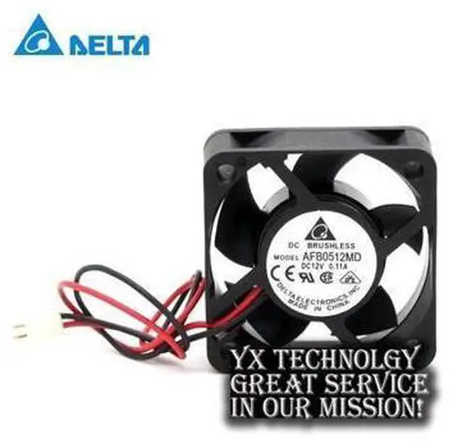 Main image of Delta New and Original AFB0512MD 50*50*20mm 12V 0.11A chassis with dual ball bearing fan for