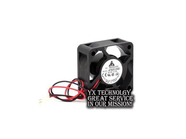 Alt view image 2 of 6 - Delta New and Original AFB0512MD 50*50*20mm 12V 0.11A chassis with dual ball bearing fan for