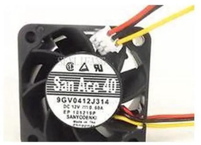 Main image of 9GV0412J314 Server Square Fan DC 12V 0.60A 40x40x28mm 3-wire