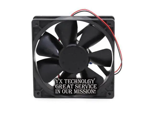 Alt view image 2 of 2 - Delta WFC1212B 12cm 12025 DC12V 0.44A thermostat double ball silent case fan 120*120*25mm