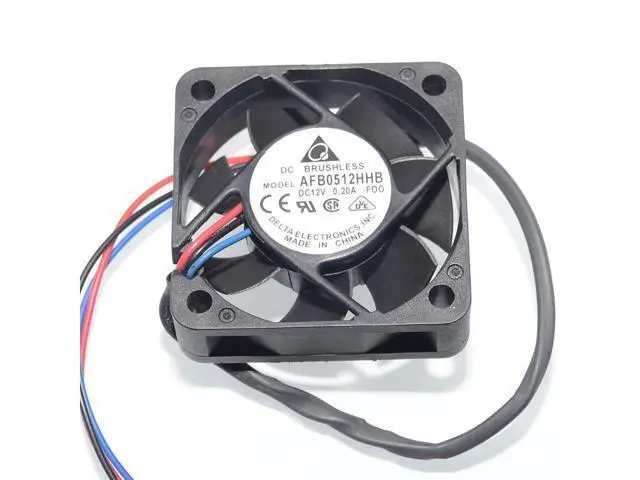 Alt view image 3 of 6 - New 5015 12V 0.20A high speed server fan AFB0512HHB-FOO for DELTA 50*50*15mm