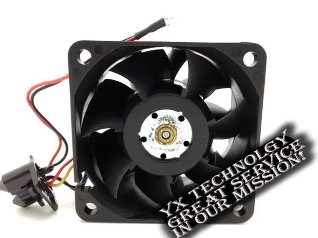 Alt view image 2 of 4 - 6038 6CM server chassis fan 12V 0.78A FFC0612DE PWM thermostat 60*60*38mm